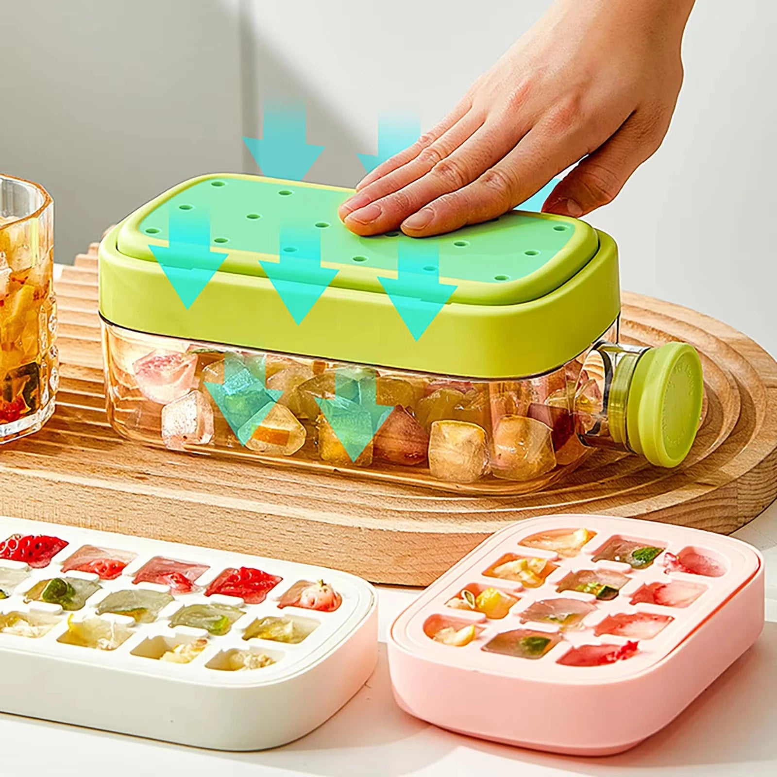 Ice Cube Maker Water Bottle