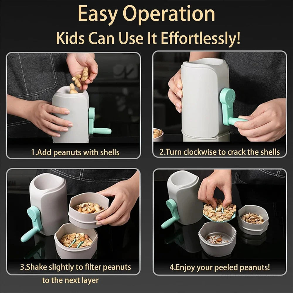 Hand-Operated Peanut Sheller