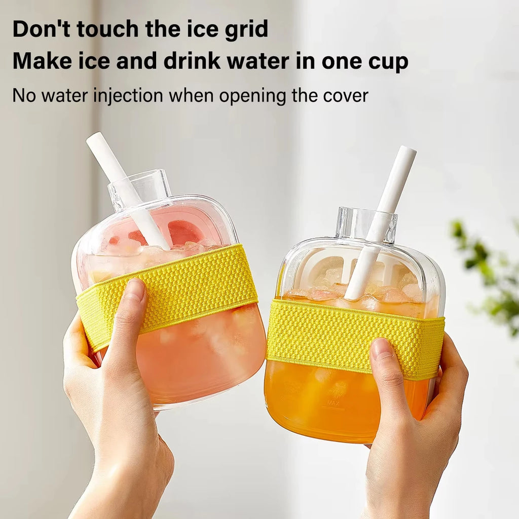 Ice Cube Maker Water Bottle