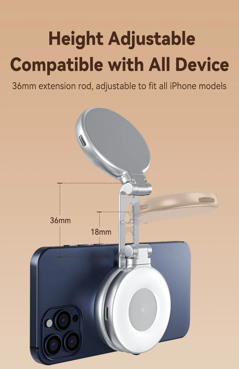 Magnetic Phone Camera Hand Grip