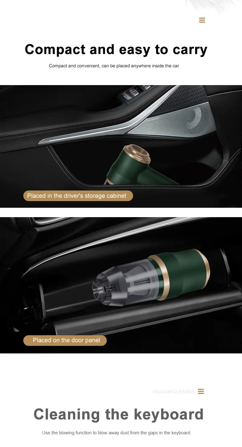 Portable Car Vacuum Cleaner
