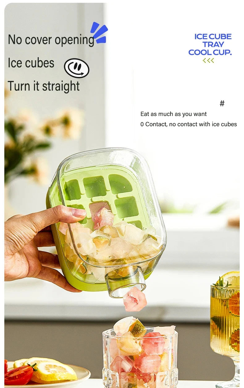 Ice Cube Maker Water Bottle