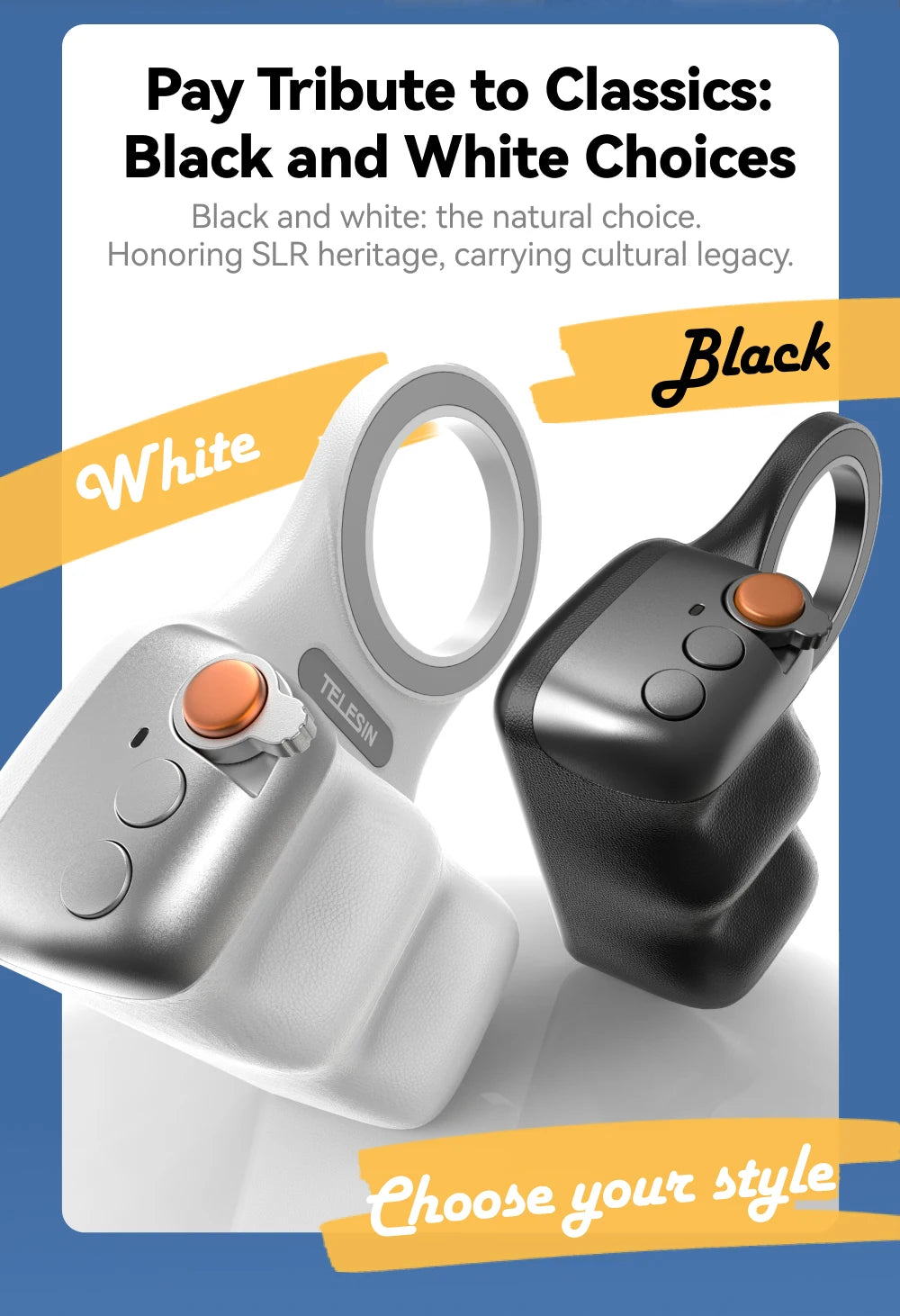Magnetic Phone Camera Hand Grip