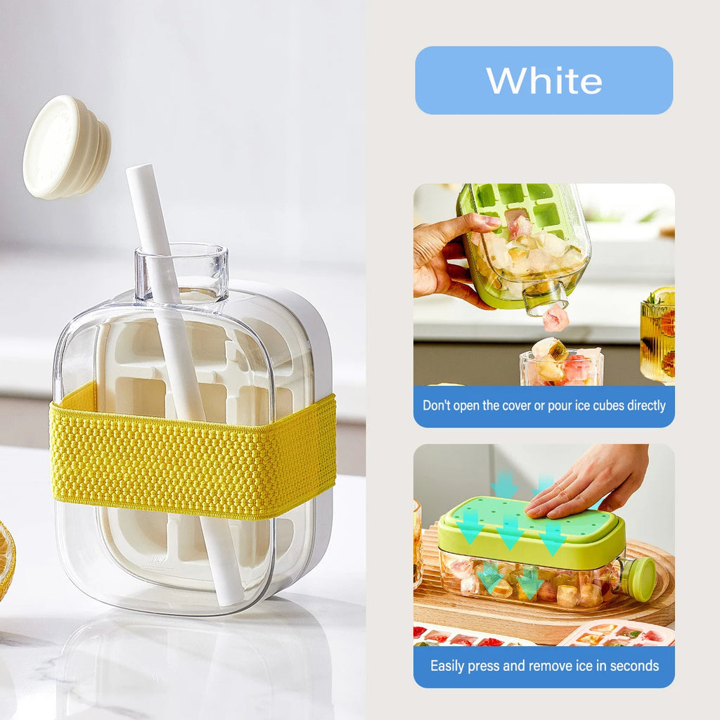 Ice Cube Maker Water Bottle