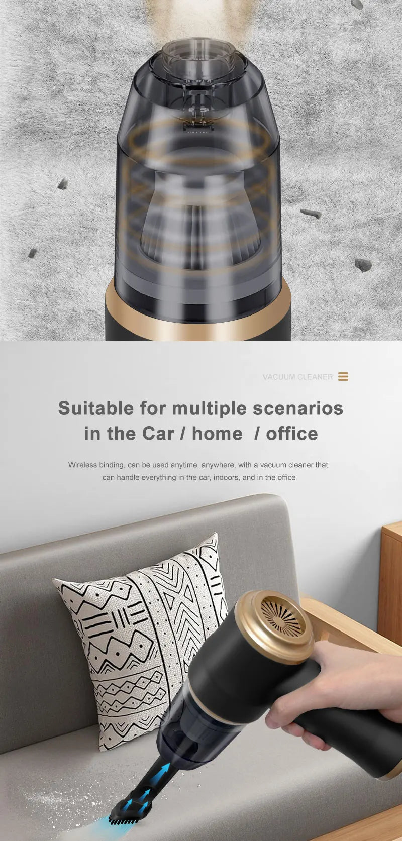Portable Car Vacuum Cleaner