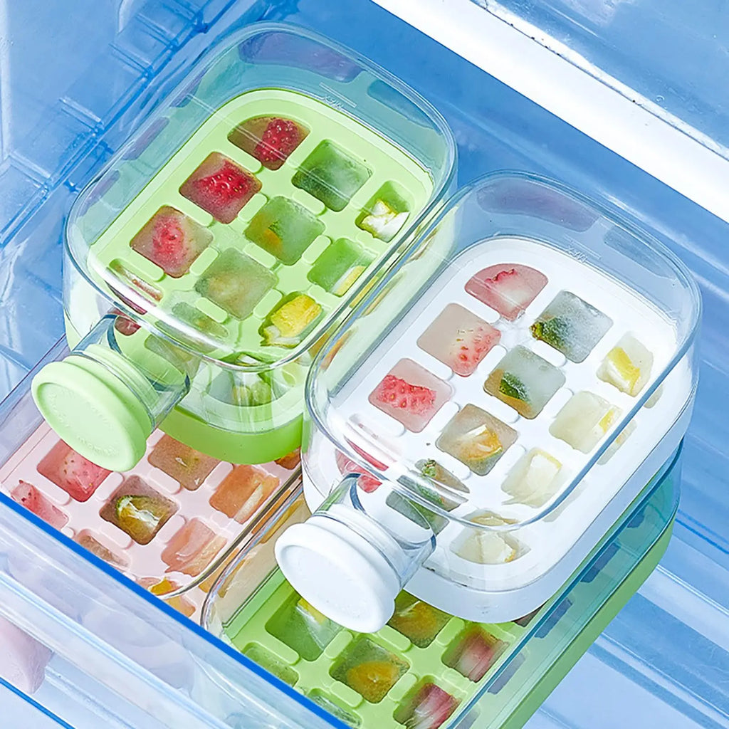 Ice Cube Maker Water Bottle