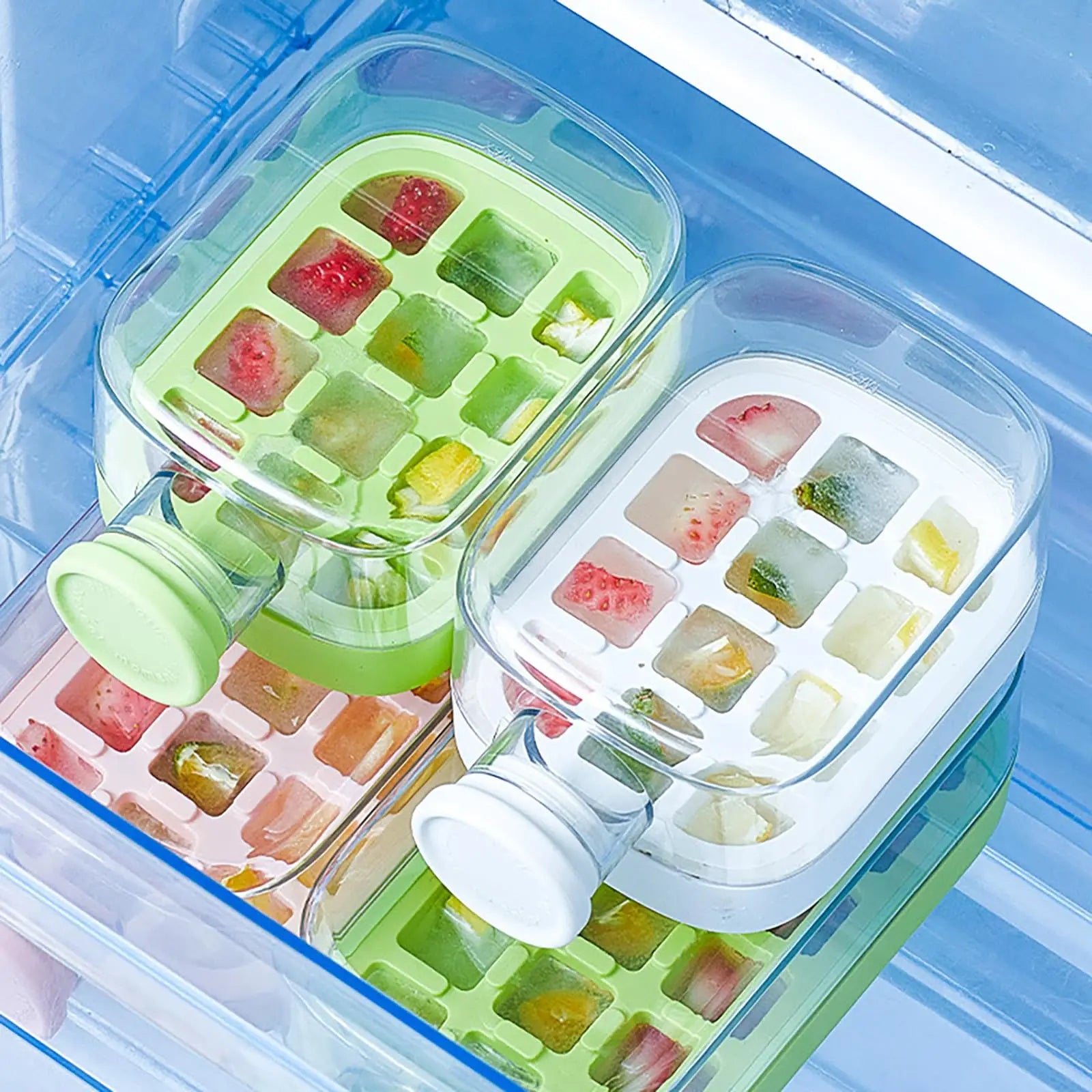 Ice Cube Maker Water Bottle