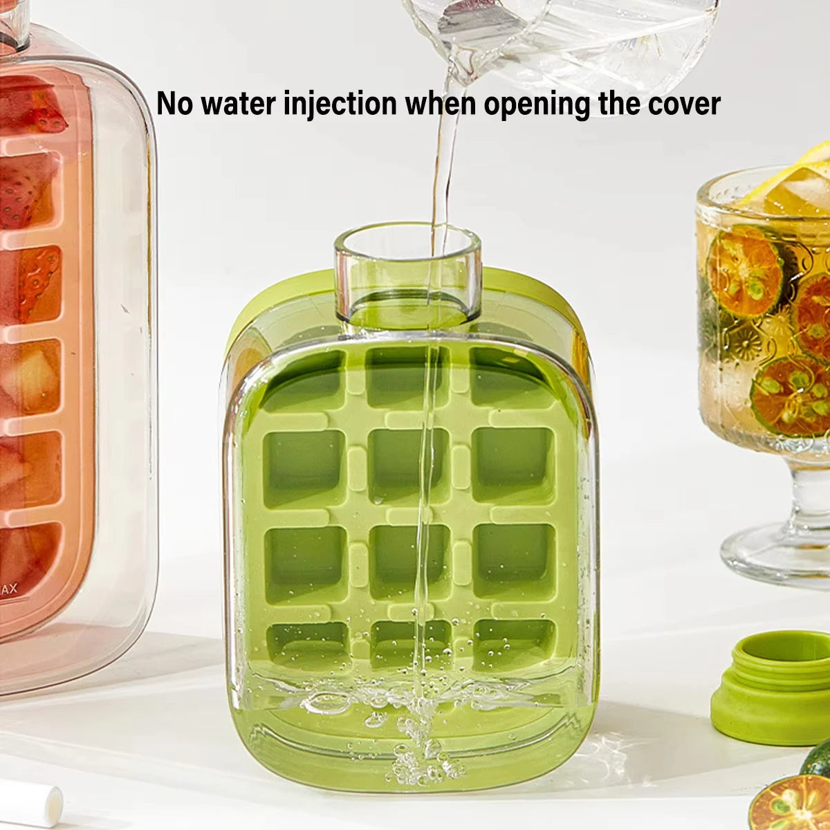 Ice Cube Maker Water Bottle
