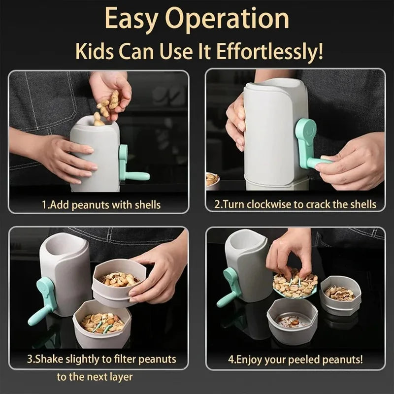 Hand-Operated Peanut Sheller
