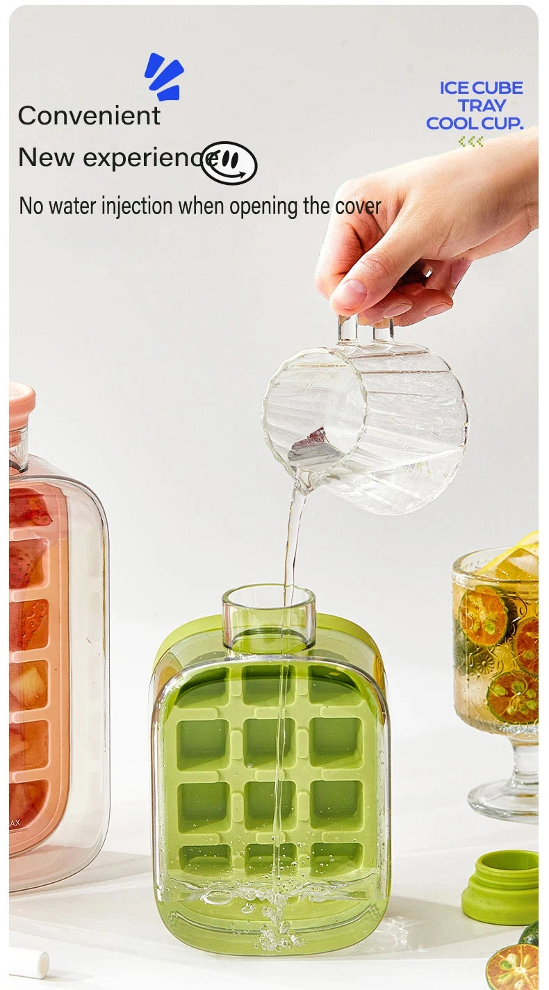 Ice Cube Maker Water Bottle