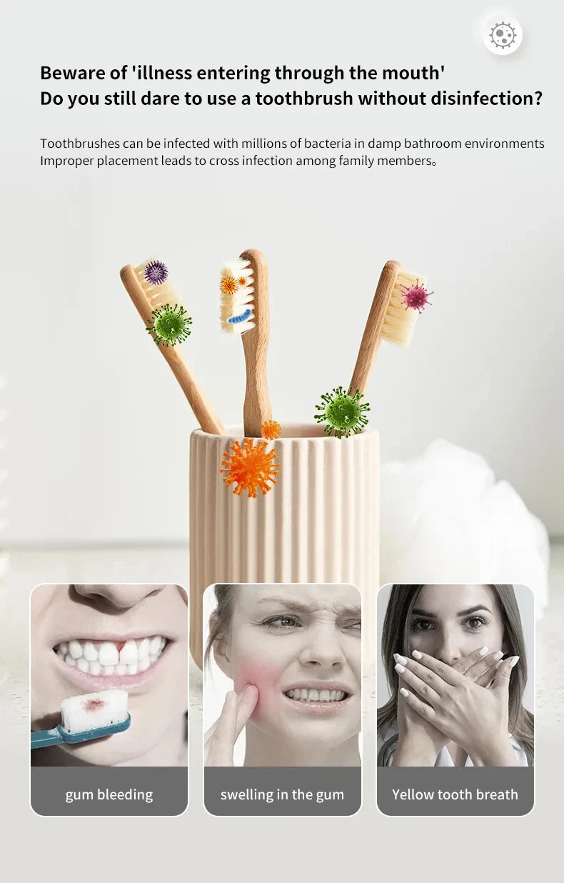 Sterilizing Toothbrush Holder