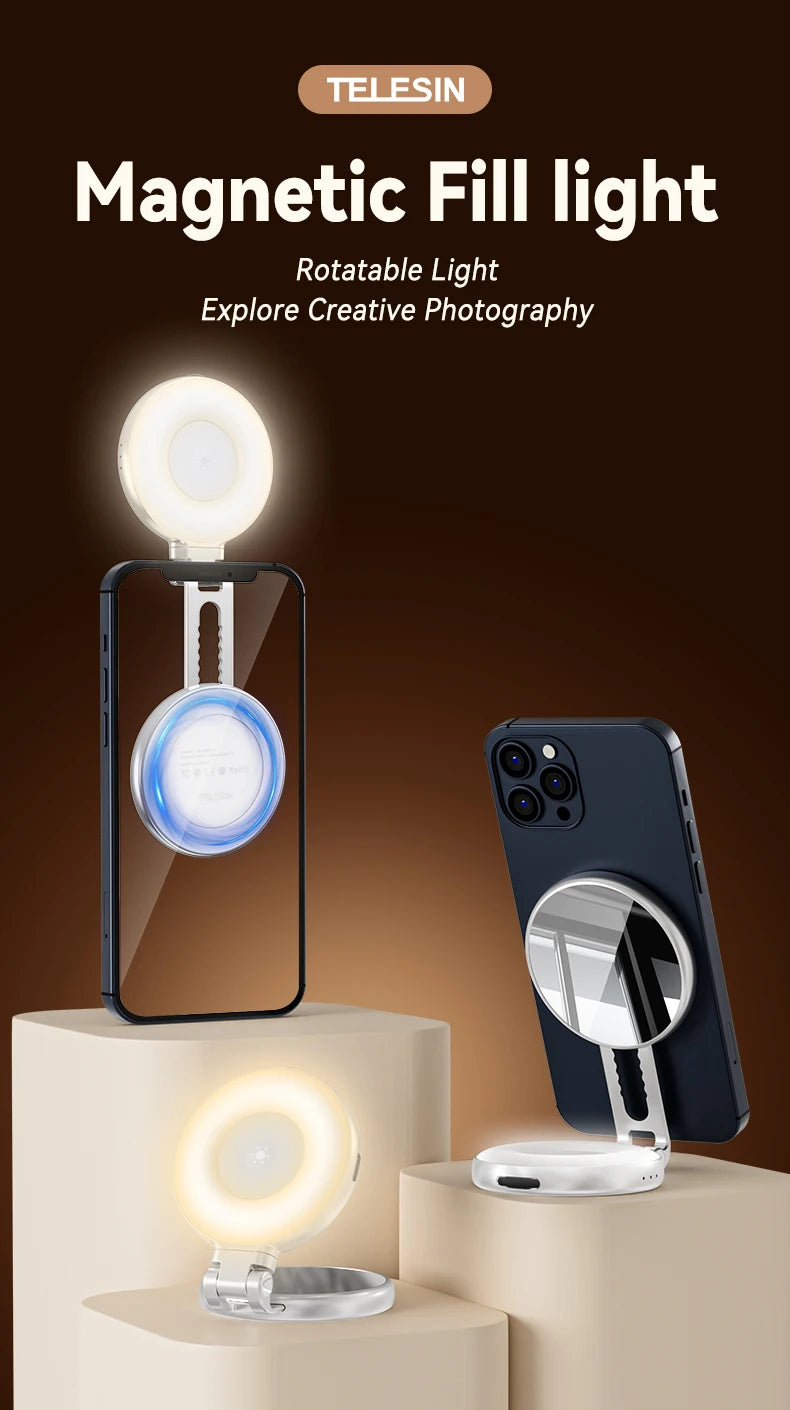 Magnetic Phone Camera Hand Grip