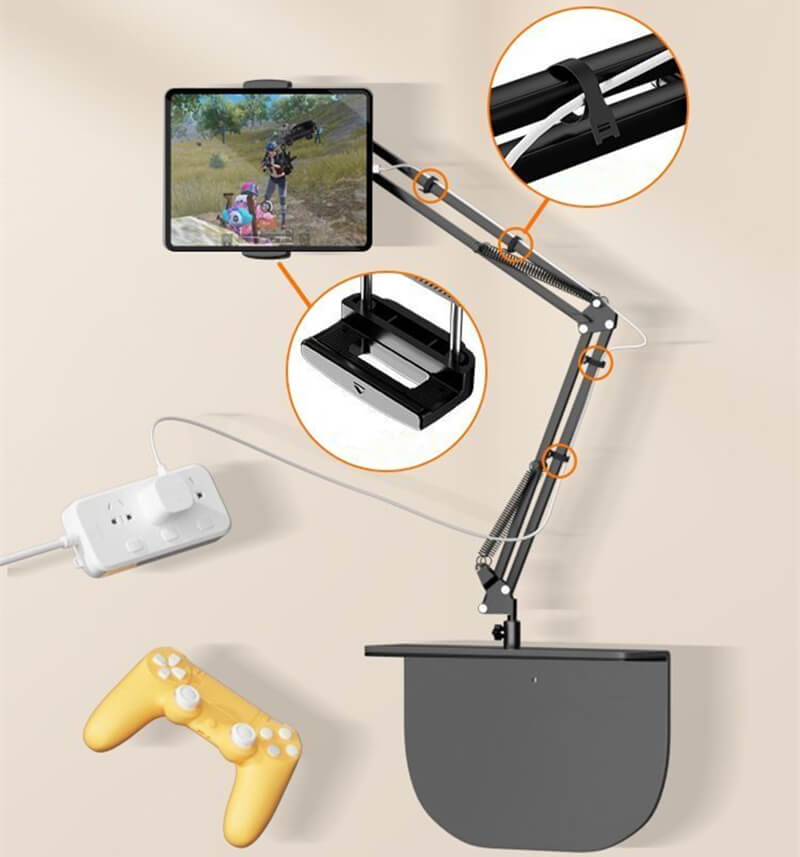 Adjustable Long Arm Metal Phone holder